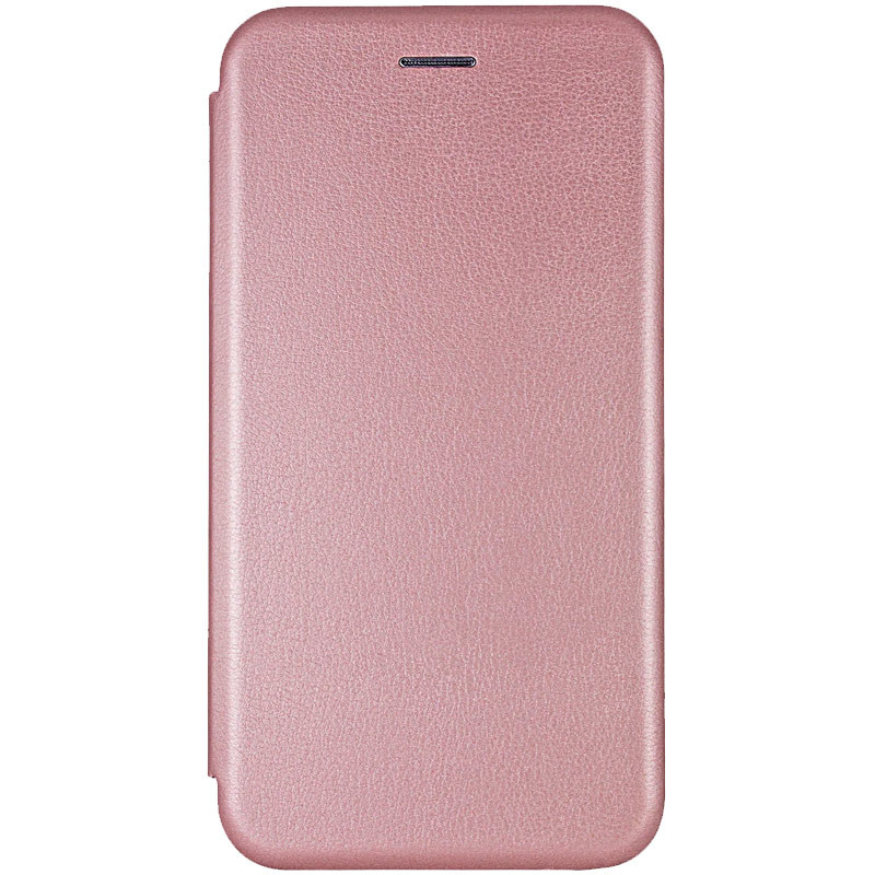 Кожаный чехол-книжка Classy для Realme C75 / C75x (Rose Gold)