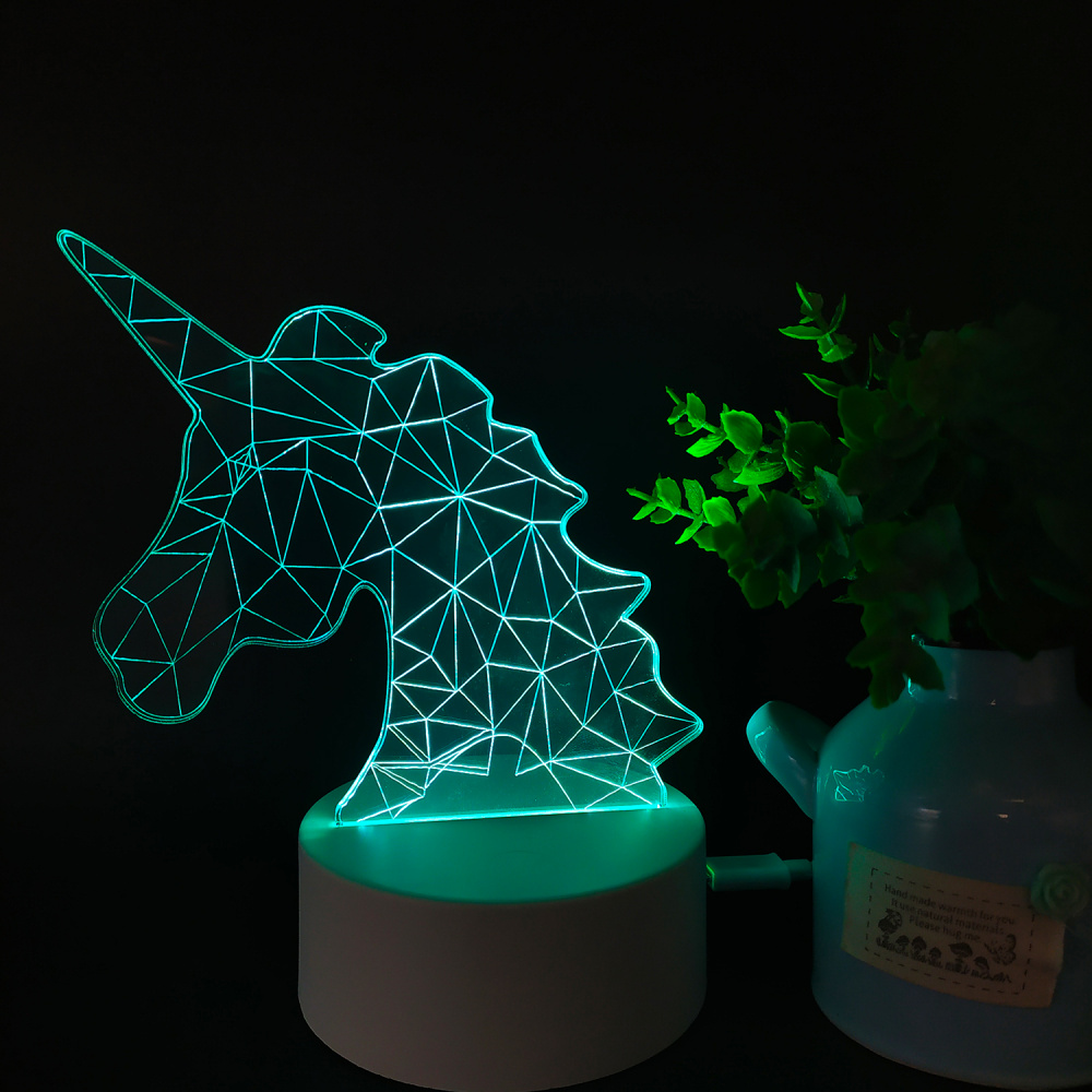 Ночник Robovan 3D (unicorn)