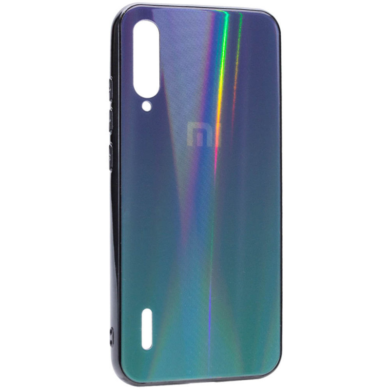 

TPU + Glass чохол Gradient Aurora з лого для Xiaomi Mi A3 (CC9e) (Чорний) 743660