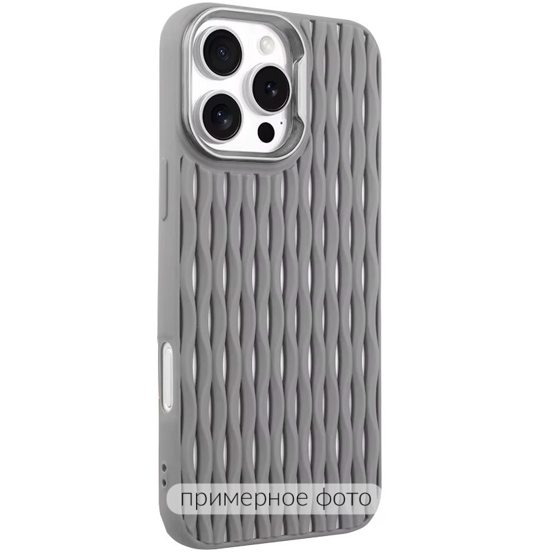 Чохол TPU Ribbio на Apple iPhone 16 (6.1") (Gray)