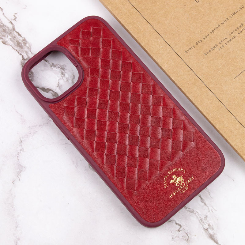 Замовити Кожаный чехол Polo Santa Barbara для Apple iPhone 14 (6.1") (Red) на vchehle.ua