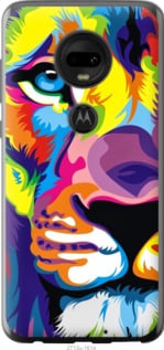 

Чехол Разноцветный лев для Motorola Moto G7 Plus 702443
