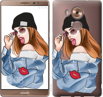 

Чехол Девушка v3 для Huawei Mate 8 843179