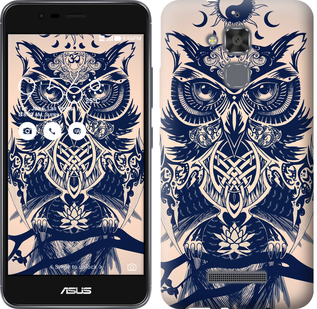 

Чехол Узорчатая сова для Asus Zenfone 3 Max ZC520TL 627621