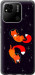 Чехол Лисички в космосе для Xiaomi Redmi 10A