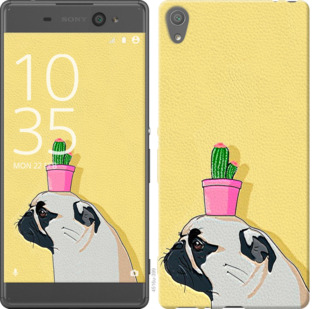 

Чехол Мопс с кактусом для Sony Xperia XA 795607
