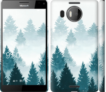 

Чехол Акварельные Елки для Microsoft Lumia 950 XL Dual Sim 862961