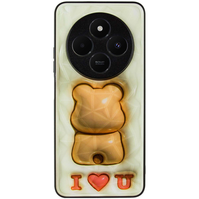 Фото TPU+PC чохол Prisma Fluffie на Xiaomi Redmi 14C / Poco C75 (Bear) на vchehle.ua