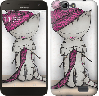

Чехол Кошка рукодельница для Huawei Ascend G7 584398