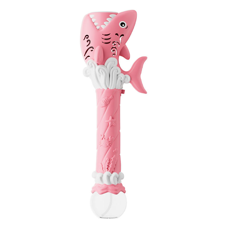 Пистолет с мыльными пузырями H038 Shark + bottle 50ml (Pink)