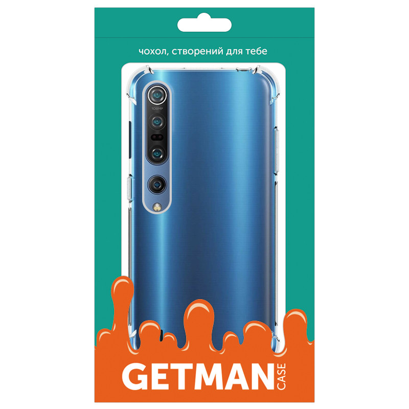 Купить TPU чехол GETMAN Ease с усиленными углами для Xiaomi Mi 10 / Mi 10 Pro (Бесцветный (прозрачный)) на vchehle.ua