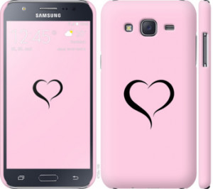 Чехол Сердце 1 для Samsung Galaxy J5 (2015) J500H