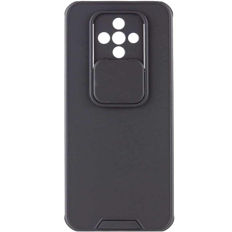 Фото TPU+PC чехол Lens series для TECNO Spark 6 (Черный) в магазине vchehle.ua