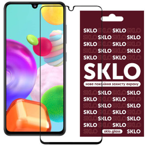 Захисне скло SKLO 3D (full glue) на TECNO Pova 4 (LG7n)