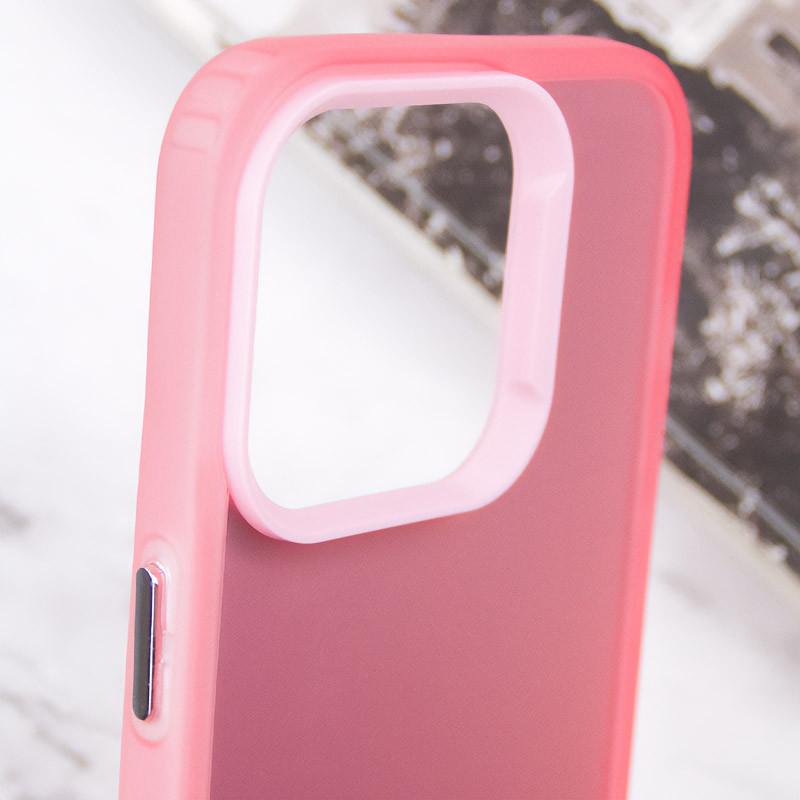 Фото TPU+PC чехол Magic glow with protective edge для Apple iPhone 14 Pro (6.1") (Pink) в магазине vchehle.ua