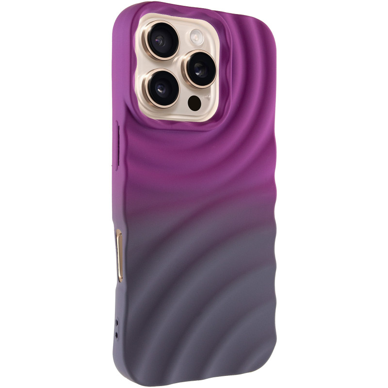 Чохол TPU ColorWave на Apple iPhone 16 Pro (6.3") (Purple / Gray)
