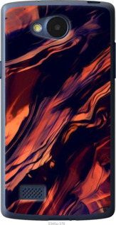 

Чехол Черно-оранжевая абстракция для LG Joy H220 1404532