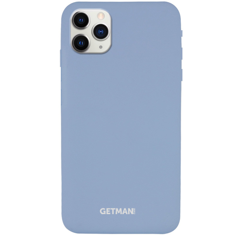 

Чехол Silicone Case GETMAN for Magnet для Apple iPhone 11 Pro (5.8") (Серый / Mist Blue) 897190