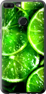 Чехол Зелёные дольки лимона для Huawei Honor 9 Lite