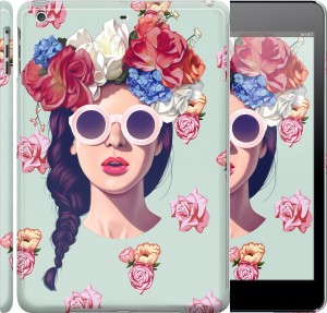 Чехол Девушка с цветами для iPad 5 (Air)