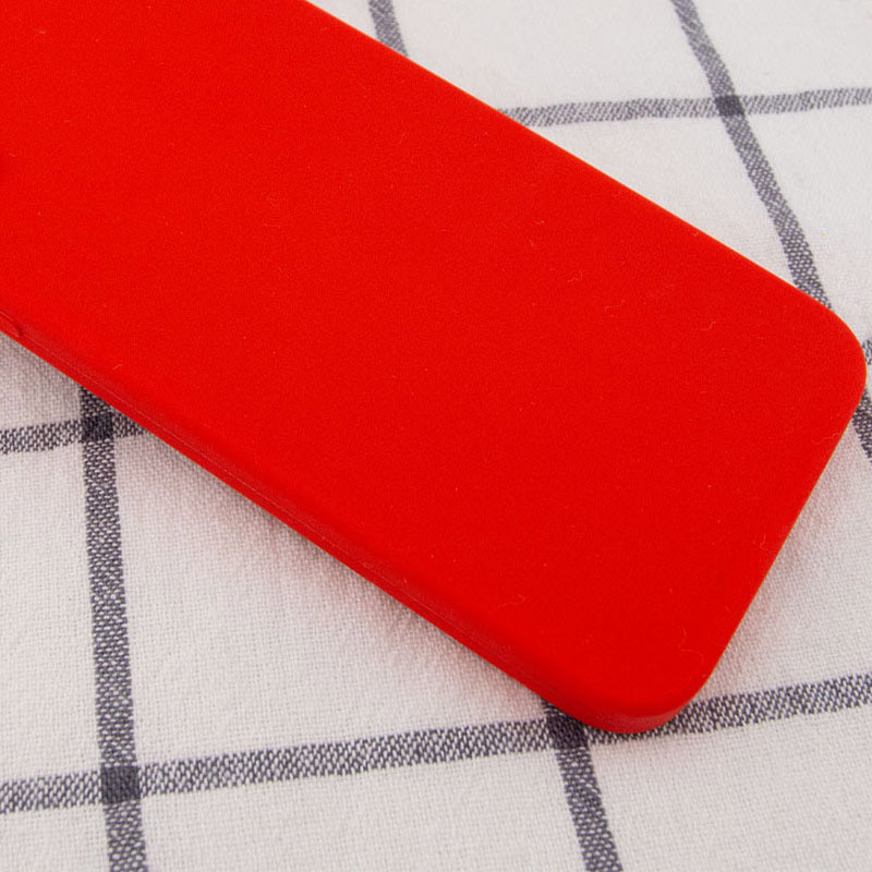 Фото Silicone Case Square Full Camera Protective (AA) NOLOGO для Apple iPhone 6/6s (4.7") (Красный / Red) на vchehle.ua