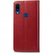 Фото Кожаный чехол-книжка GETMAN Gallant (PU) для Samsung Galaxy A10s (Красный) на vchehle.ua