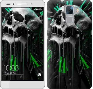 

Чехол Череп-часы для Huawei Honor 7 353009