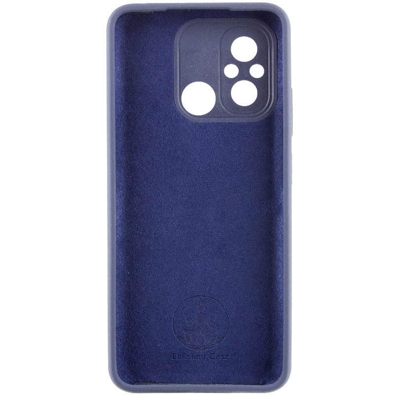 Фото Чехол Silicone Cover Lakshmi Full Camera (AAA) with Logo для Xiaomi Redmi 12C (Темно-синий / Midnight blue) на vchehle.ua