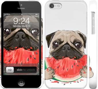 

Чохол Мопс і кавун на iPhone 5c 843374