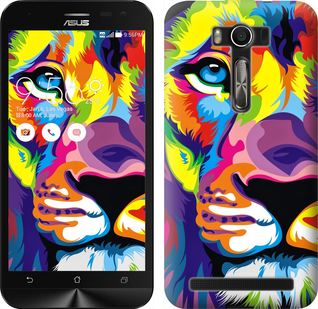 

Чохол Різнобарвний лев на Asus ZenFone 2 Laser ZE500KL 261732