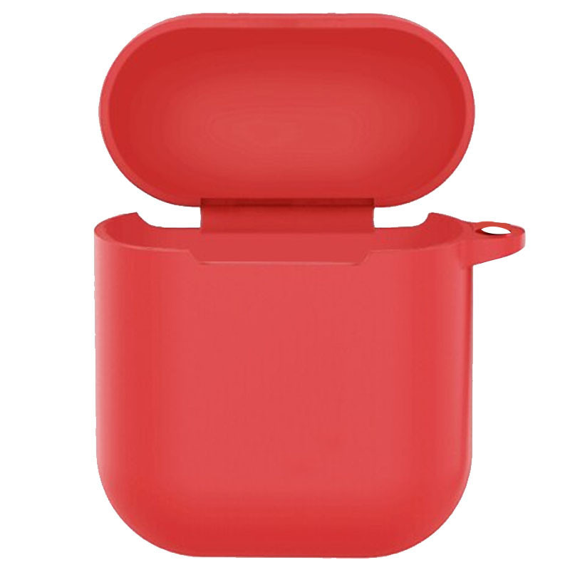 

Силіконовий футляр New з карабіном для навушників Airpods 1/2 (Червоний / Red) 1185247