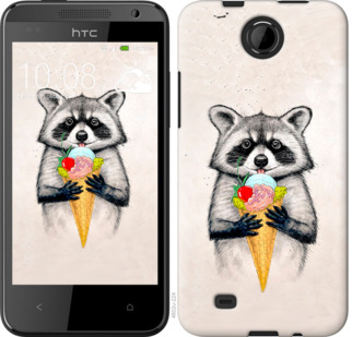 

Чехол Енотик с мороженым для HTC Desire 300 801059