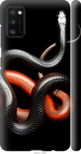

Чохол Червоно-чорна змія на чорному тлі на Samsung Galaxy A41 A415F 938633