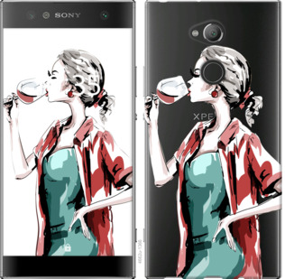 

Чохол Дівчина з келихом на Sony Xperia XA2 Ultra H4213 841572