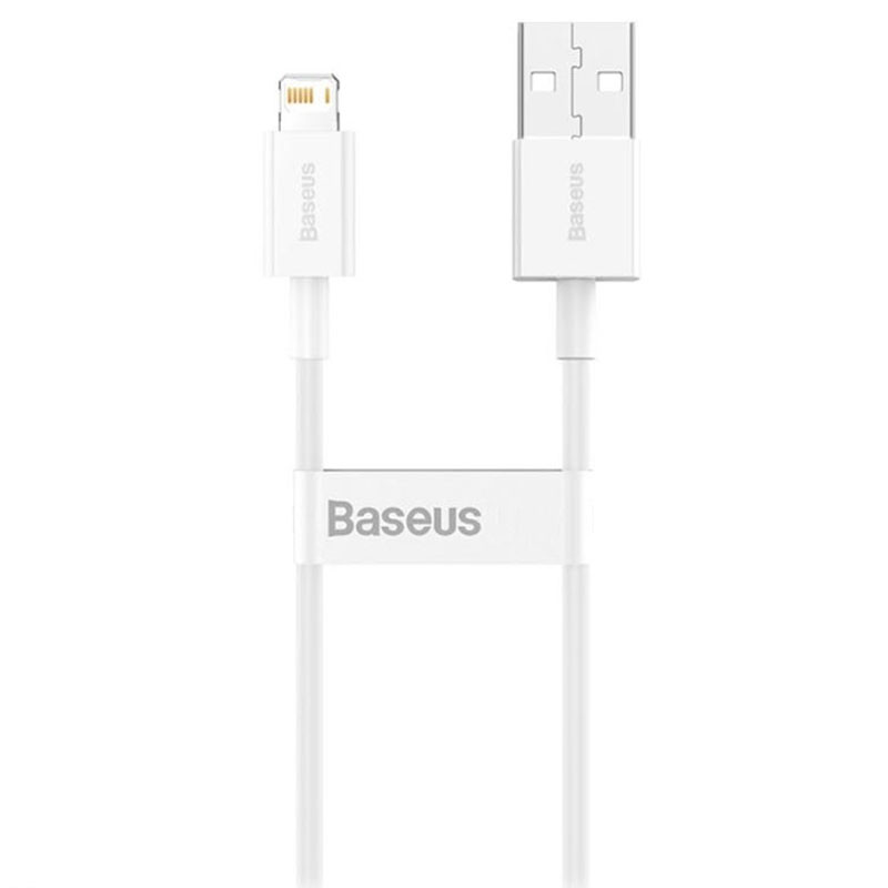 Дата кабель Baseus Superior Series Fast Charging Lightning Cable 2.4A (0.25m) (CALYS) (Білий)