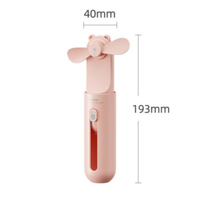 Уценка Вентилятор Remax F12 Little Bear Series Mini (Поврежденная упаковка / Pink) в магазине vchehle.ua