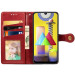 Фото Кожаный чехол книжка GETMAN Gallant (PU) для Xiaomi Redmi Note 10 Pro / 10 Pro Max (Красный) на vchehle.ua