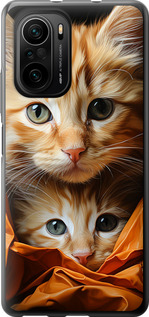 Чохол Котики 2 на Xiaomi Poco F3
