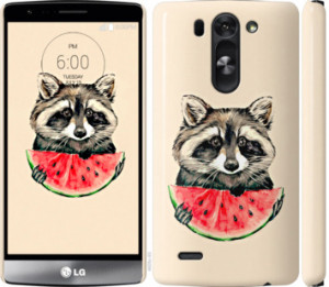 Чехол Енотик с арбузом для LG G3s D724