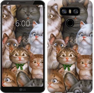 

Чехол коты для LG G6 757670