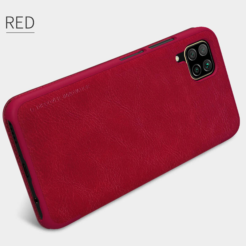 

Шкіряний чохол (книжка) Nillkin Qin Series для Huawei P40 lite (Червоний) 897322