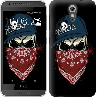 

Чехол Череп в кепке для HTC Desire 620 358134