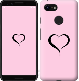 

Чехол Сердце 1 для Google Pixel 3 915683