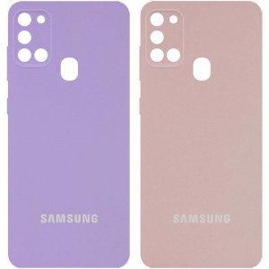 Чохол Silicone Cover Full Camera (AA) Samsung Galaxy A21s