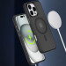 Фото TPU+PC чохол Metal Buttons with Magnetic Safe Colorful на Apple iPhone 16 Pro Max (6.9") (Чорний) на vchehle.ua