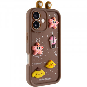 Чехол TPU Toys Case with Ears для Apple iPhone 16 (6.1")