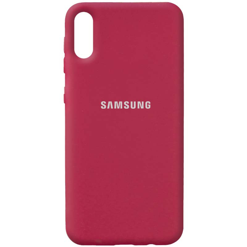 

Чехол Silicone Cover Full Protective (AA) для Samsung Galaxy A02 (Красный / Rose Red) 1136898