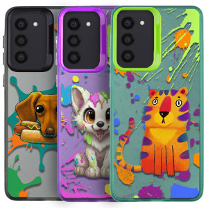 TPU+PC чохол TakiTaki Graffiti magic glow на Samsung Galaxy S23+