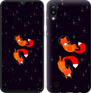 Чехол Лисички в космосе для Samsung Galaxy A01 A015F