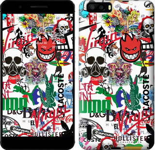 

Чехол Many different logos для Huawei Honor 6 Plus 638144